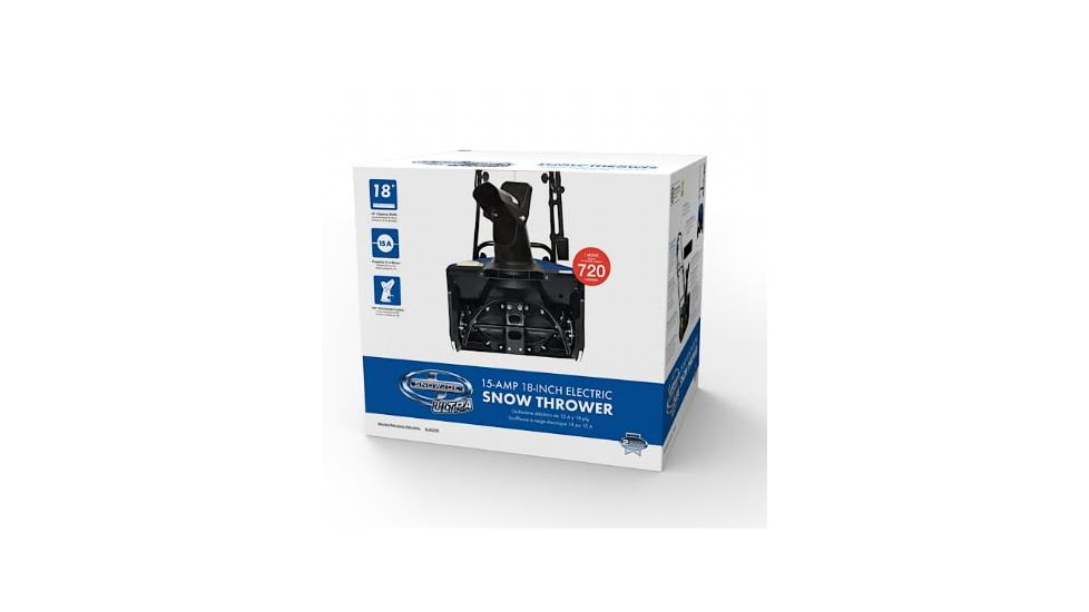 Snow Joe 18-Inch 15-Amp Electric Snow Thrower, Blue SJ622E