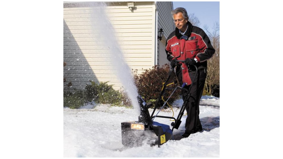 Snow Joe 18-Inch 15-Amp Electric Snow Thrower w/ Light, Blue SJ623E