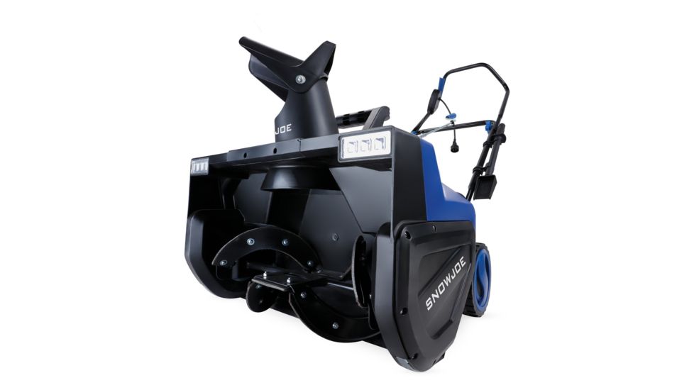 Snow Joe Electric Snow Thrower, 22-Inch, 15-Amp, w/ Dual LED Lights, Blue, Large SJ627E