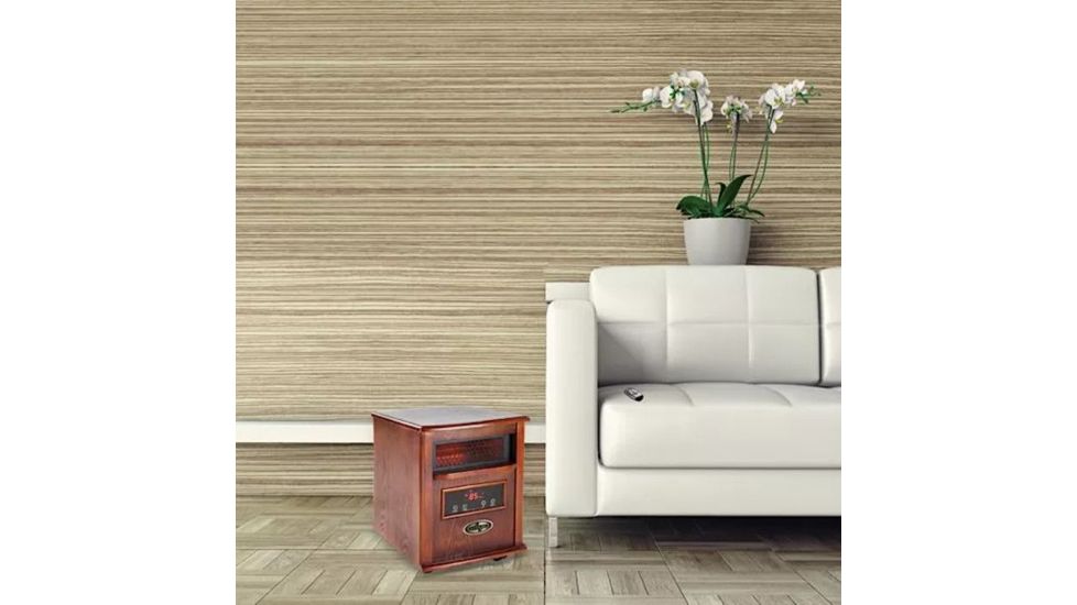 Snow Joe Glo Infrared Quartz Heater / 1500 Watt/4 Quartz/Digital Thermostat/Timer, SJQH1500-DO