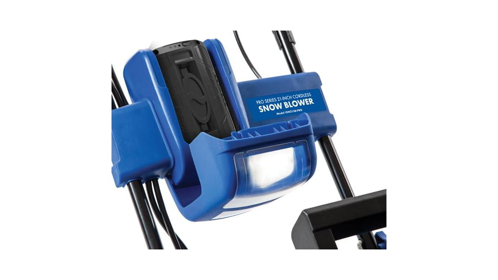 Snow Joe iON Pro Series 21-Inch Cordless Snow Blower, Blue ION21SB-PRO