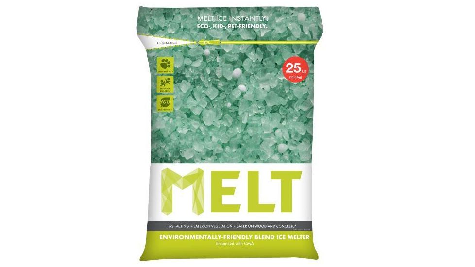 Snow Joe Melt Resealable Bag Premium Environmentally-Friendly Blend Ice Melter w/ CMA, 25 Lb MELT25EB