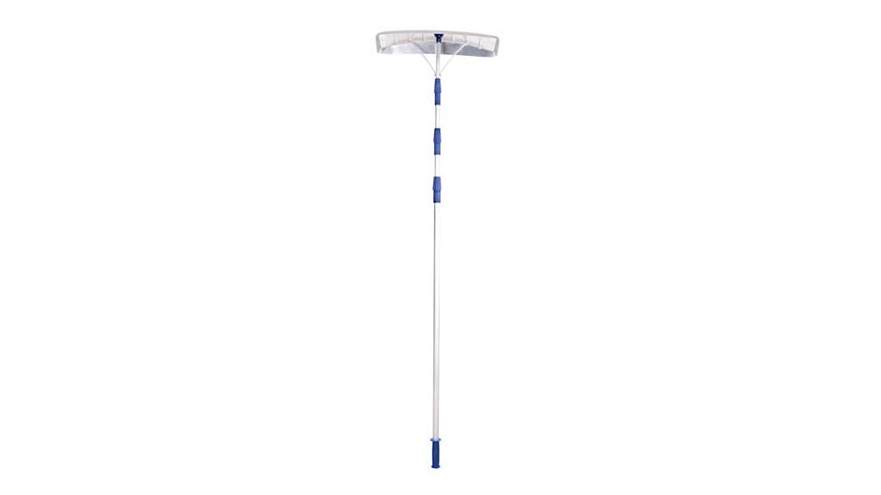 Snow Joe Roofer Joe 21-Foot Twist-N-Lock Telescoping Snow Shovel Aluminum Roof Rake, Blue RJ205M