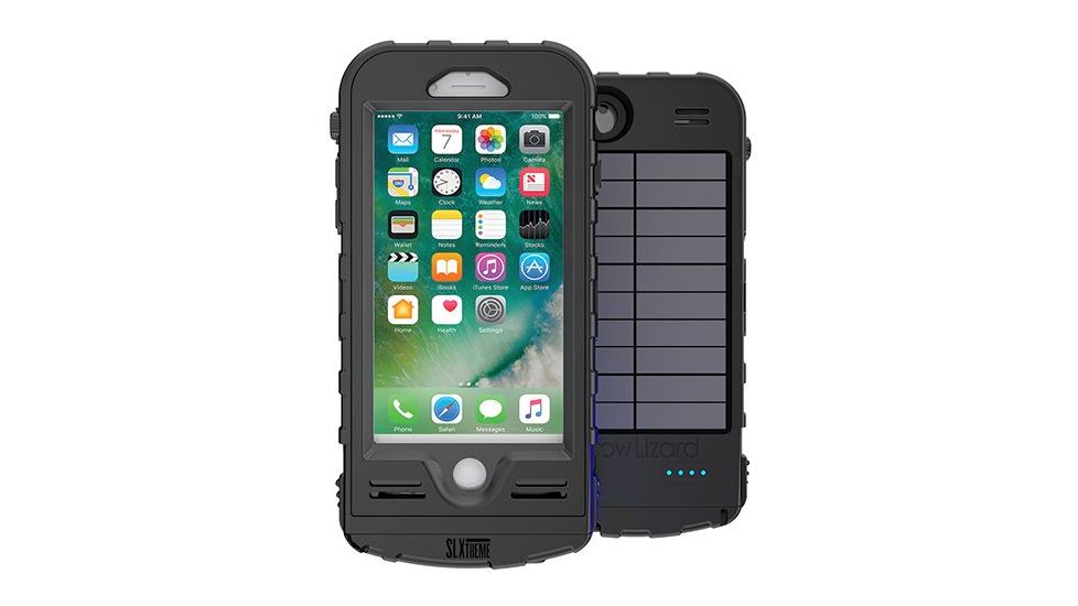 Snow Lizard iPhone 8/7 SLXtreme, Night Black, Night Black, 1 Year Mfg Warranty, SLZ-03836
