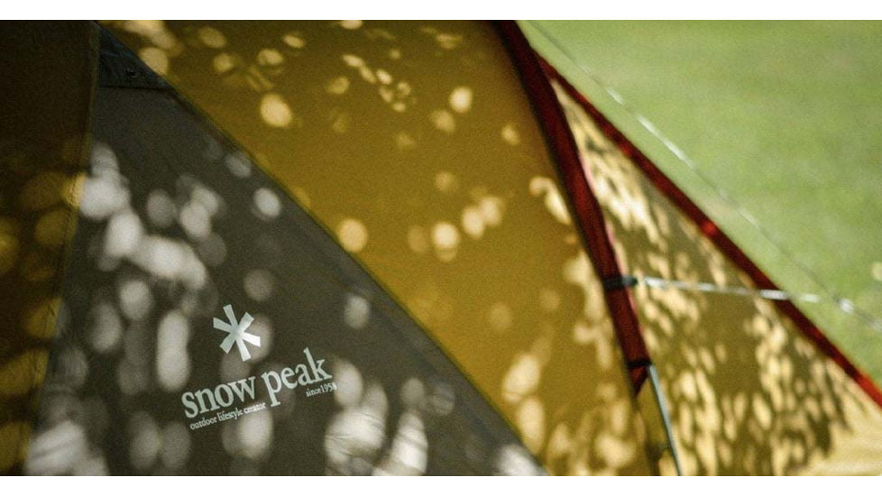 Snow Peak Amenity Dome 2 Person Tent, Orange, Small, SDE-002RH