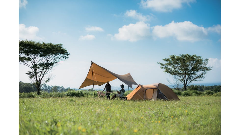 Snow Peak Amenity Dome 2 Person Tent, Orange, Small, SDE-002RH