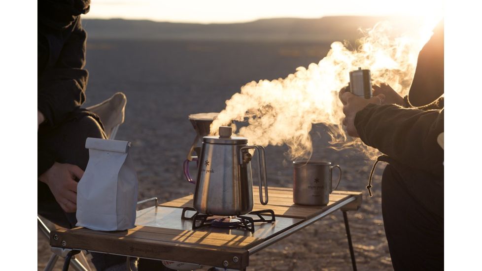 Snow Peak Field Barista Coffee Grinder, Steel, CS-116