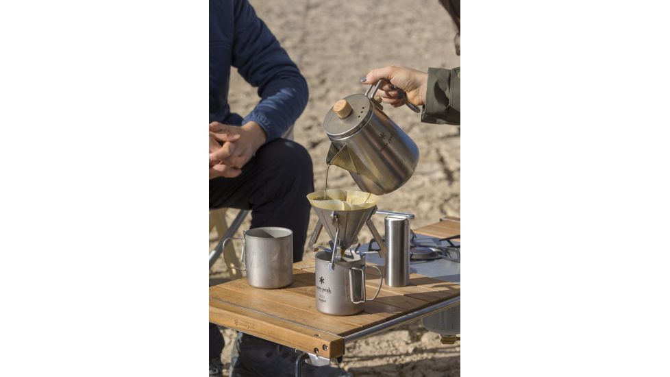 Snow Peak Field Barista Coffee Grinder, Steel, CS-116