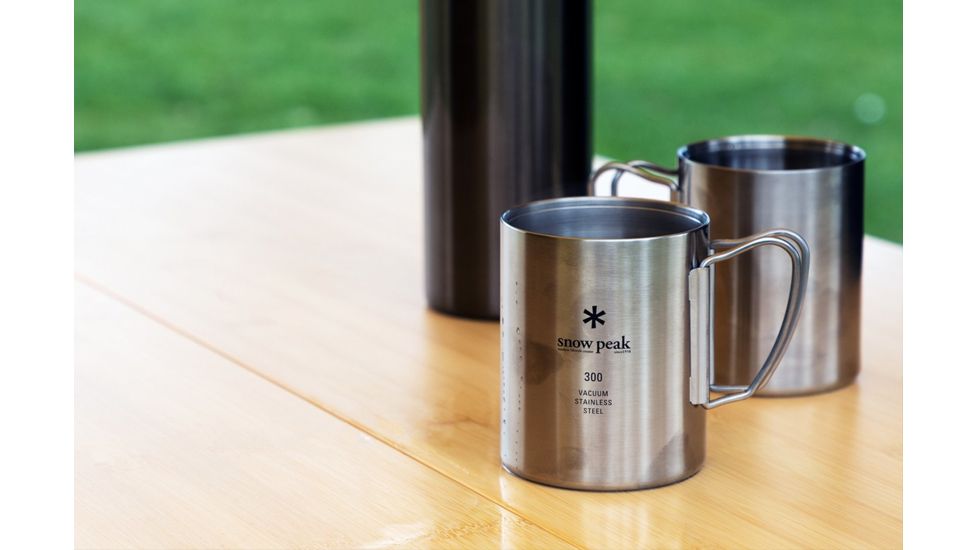 Snow Peak Insulated Stainless Steel Mug, 300ml, MG-213