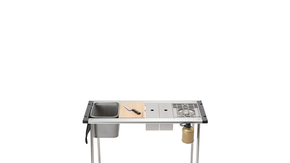 Snow Peak Iron Grill Table, Camp Kitchen Starter Set, SET-071