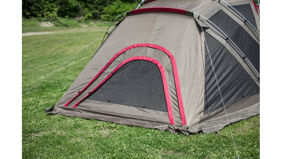 Snow Peak Living Shell Long Pro Shelter, 6-Person, Brown, TP-660