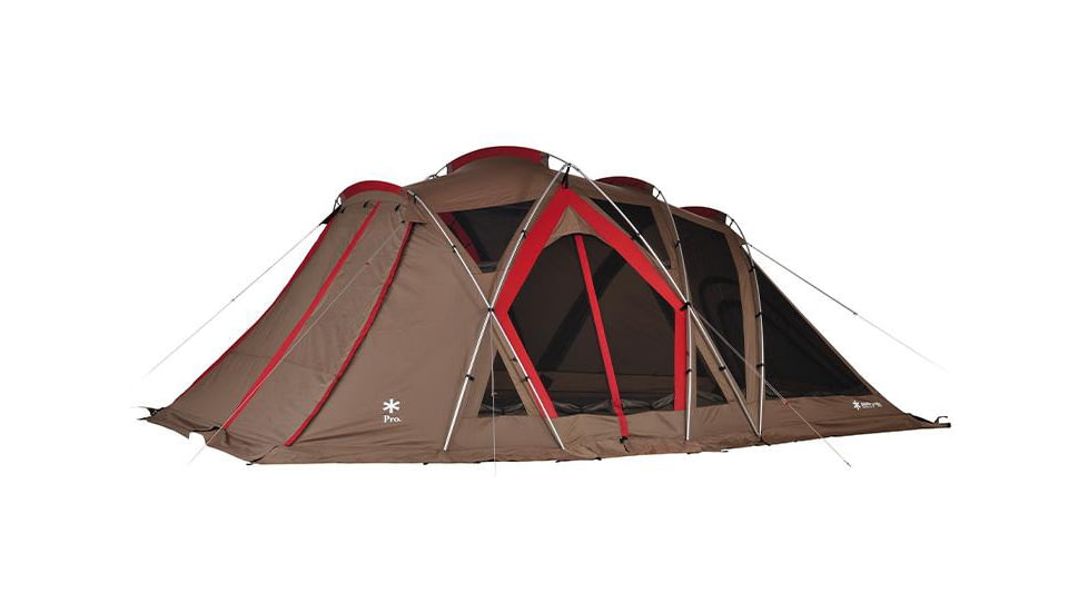 Snow Peak Living Shell Long Pro Shelter, 6-Person, Brown, TP-660