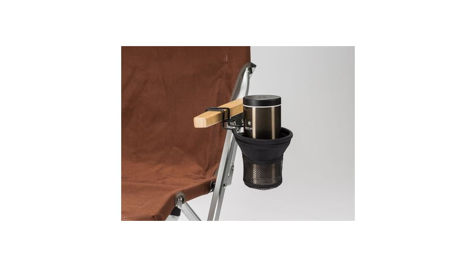 Snow Peak Low Chair Cup Holder, Black, UG-282