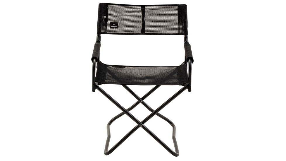 Snow Peak Mesh Folding Chair, Black, LV-077M-BK