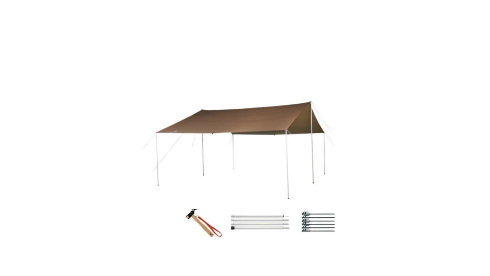 Snow Peak Recta Tarp HD Pro Set, Large, TP-842S