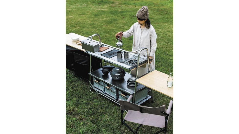 Snow Peak Stainless Kitchen Table, One Size, LV-310