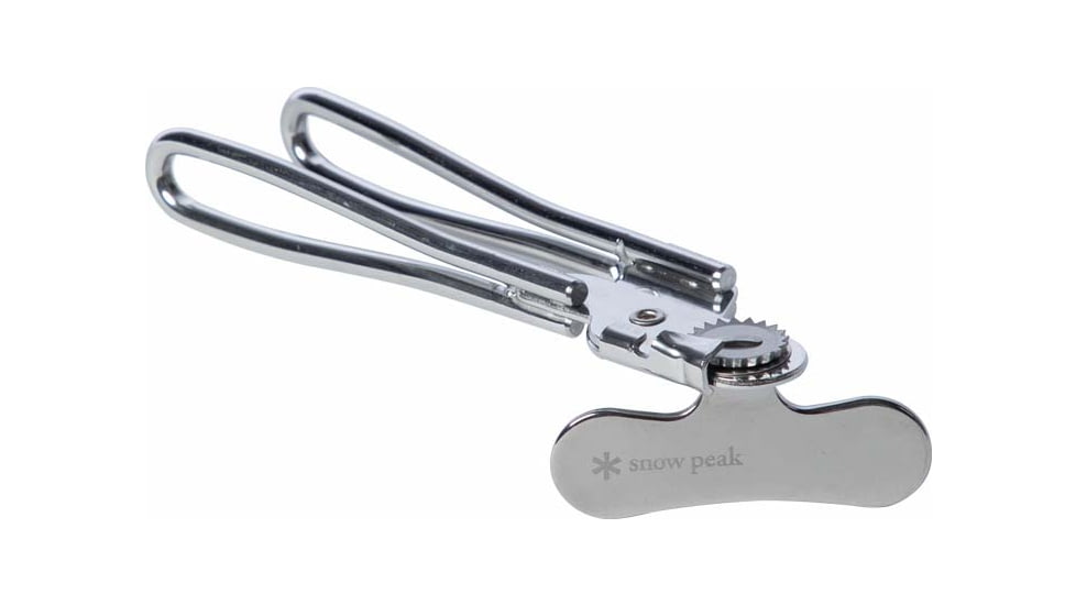 Snow Peak Stainless Rotary Can Opener, Stainless Steel, CS-036