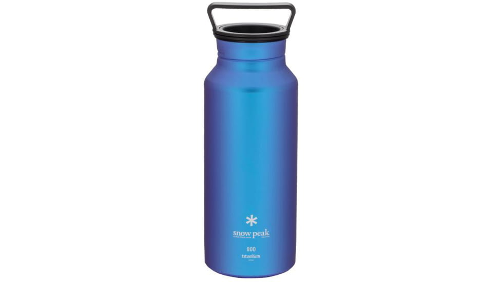 Snow Peak Ti Aurora Bottle, Blue, 27 fl oz, TW-800-BL