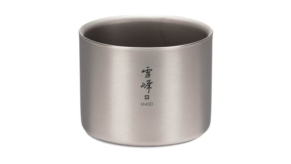 Snow Peak Ti-Double Stackable Mug, 400ml, TW-126