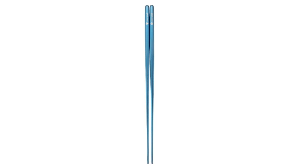 Snow Peak Anodized Titanium Chopsticks, Blue, SCT-115-BL