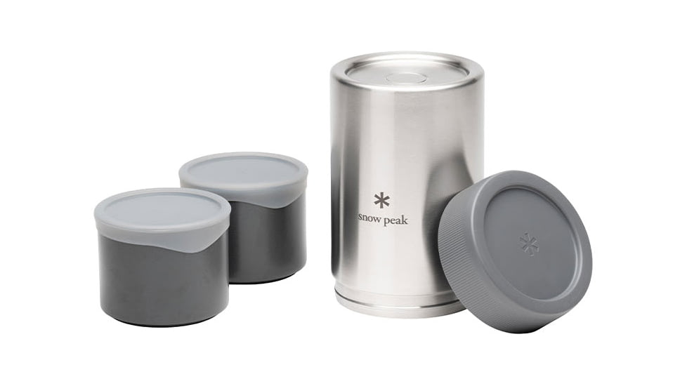 Snow Peak Tobachi 2 Food Storage Container, Gray, TW-270-GY