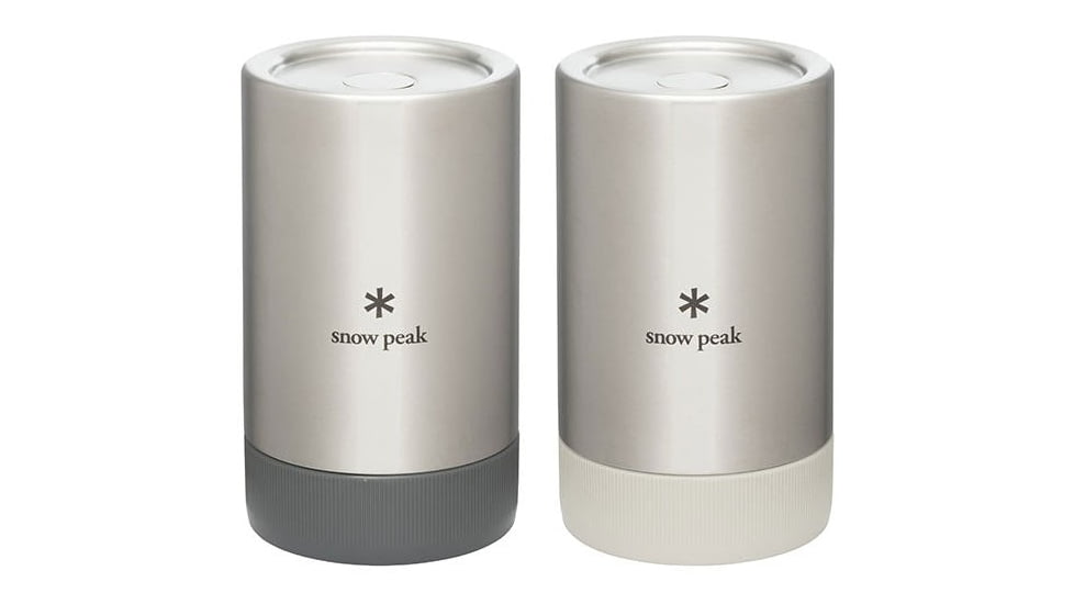 Snow Peak Tobachi 2 Food Storage Container, Gray, White