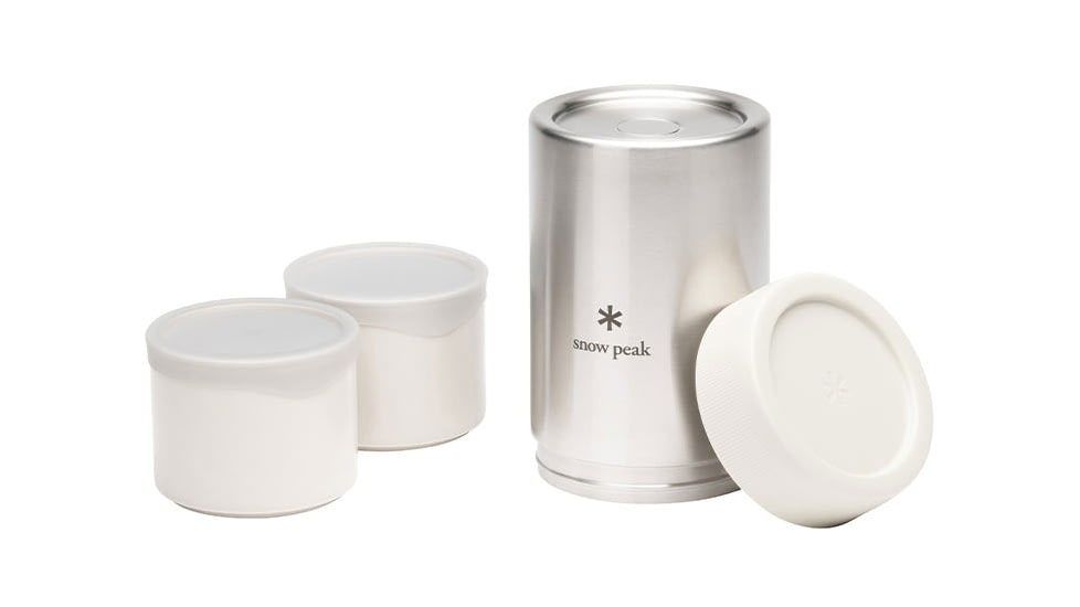 Snow Peak Tobachi 2 Food Storage Container, White, TW-270-WH