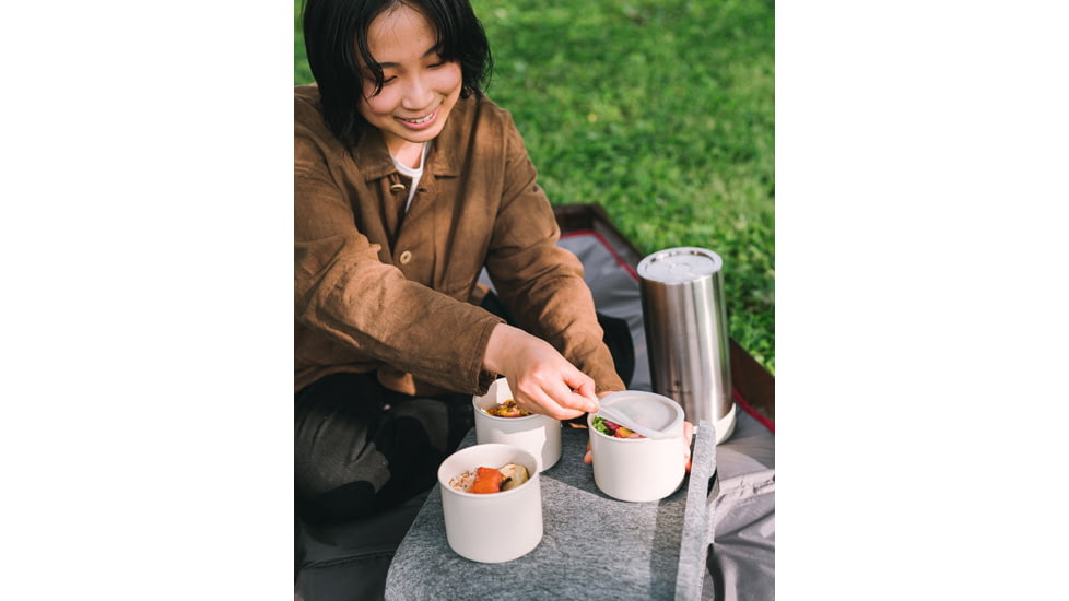 Snow Peak Tobachi 3 Food Storage Container, Gray, TW-271-GY
