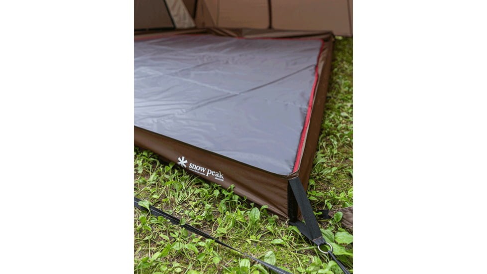 Snow Peak Zekka Living Sheet &amp; Floor Mat Set, Brown/Grey, One Size, SET-710