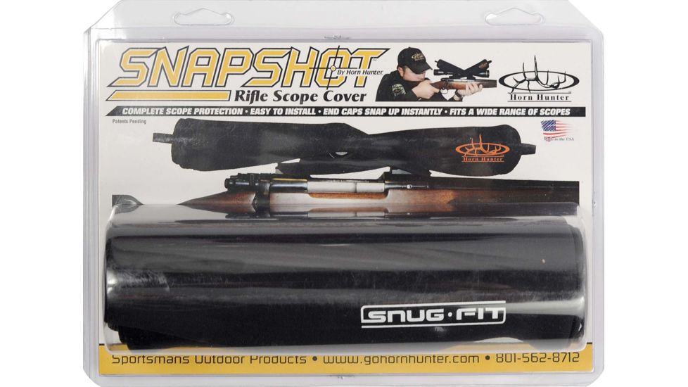 Snug Fit Snapshot Rifle Scope Cover, Large, Black SK1001BK