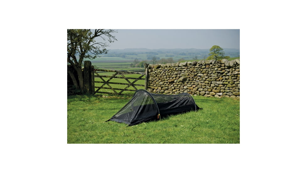 SnugPak Journey Solo Tent, 23in X 5in X 5in, Pack 4 Lb, Sunburst Orange, 96001
