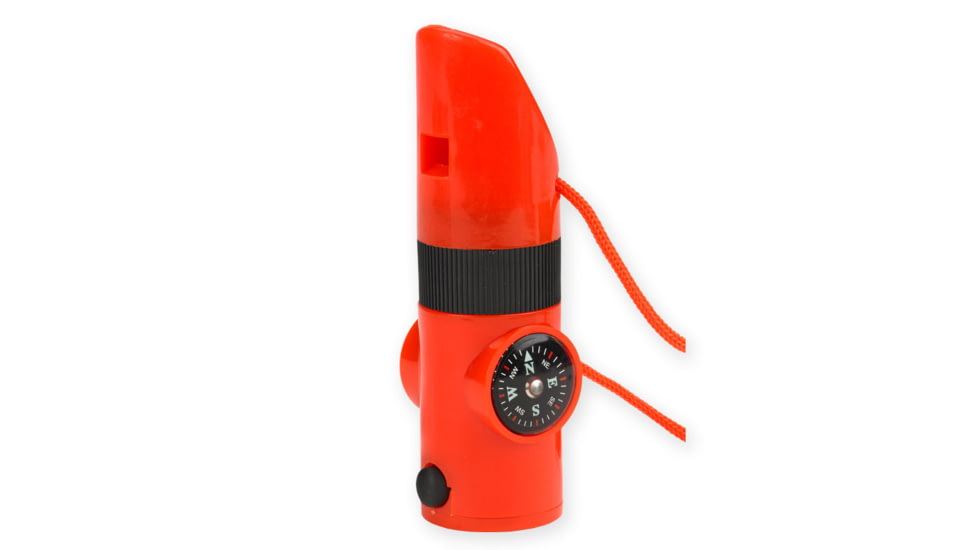 SnugPak Ndur 7 In 1 Survival Whistle, Orange, 23035
