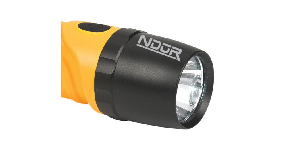 SnugPak Ndur Emergency Led Flashlight w/Glass Breaker, Yellow/Black, 51700