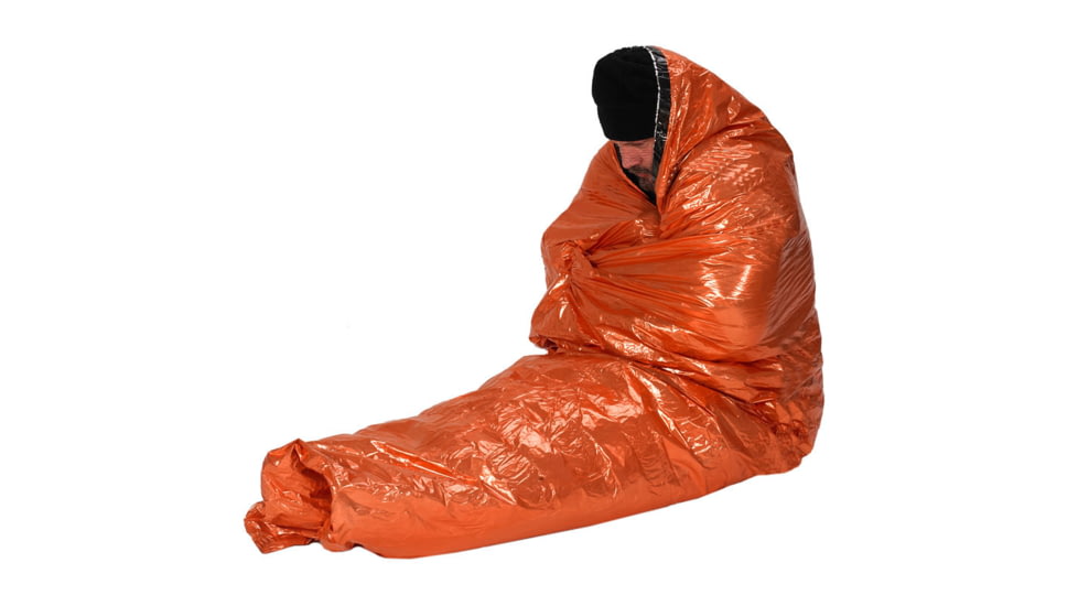 SnugPak Ndur Emergency Survival Bag, Orange / Silver, 61435