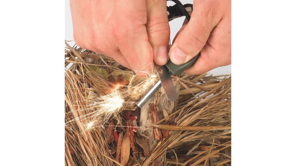 SnugPak Ndur-Fire Steel &amp; Strike, Olive, Small, 21315