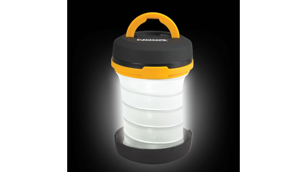 SnugPak Ndur Pop-Up Led Lantern w/Flashlight, Black/Yellow, 51800
