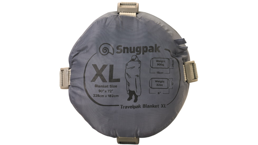 SnugPak Travelpak Blanket, Pebble Grey, 98860