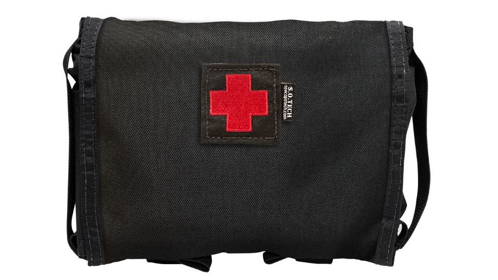 S.O.Tech Viper Flat Individual First Aid Kit, A1, Black VFIFAK-A1-BLK