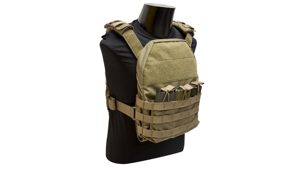 S.O.Tech Viper Vest MACTAC Plate Carrier, Coyote Brown, Small VVMACTAC-S-CB