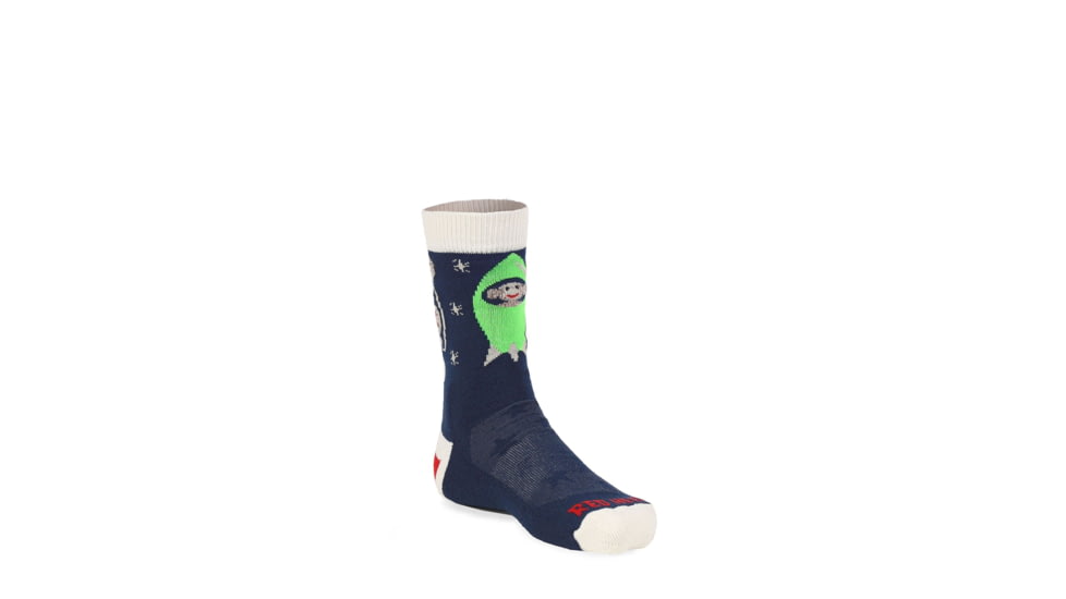 Sock Monkey Kids Astronaut Monkey Lightweight Crew Everyday Sock - 2 Pack, 106090