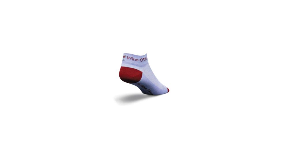 Sockguy Wine O'clock 1'' Wmns WINE O'CLOCK