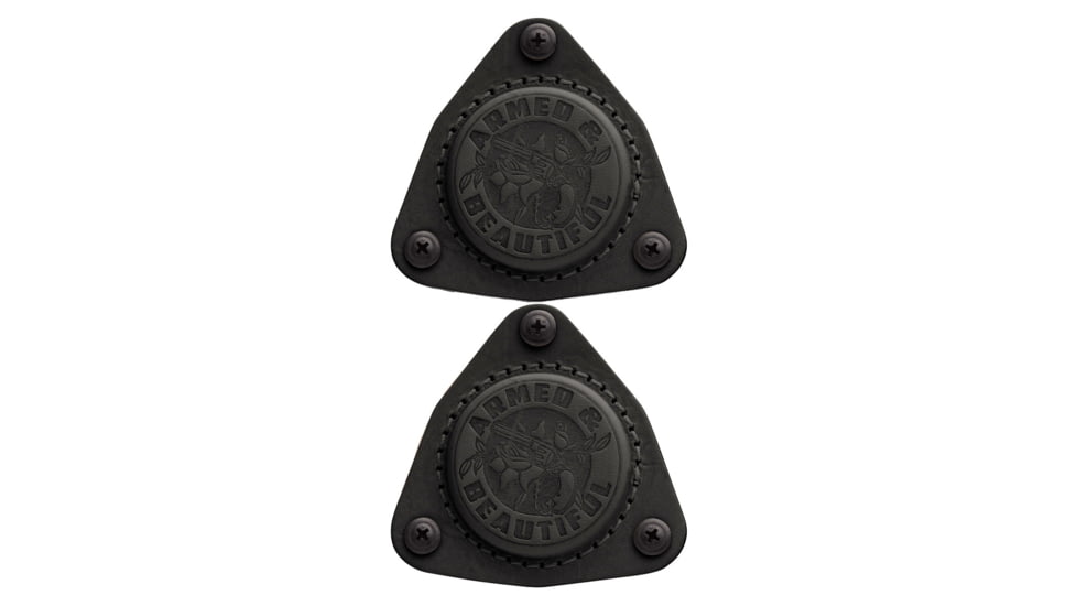 SofHold Armed and Beatiful Gun Magnet Mount, 2 Pack, Black, Sofhold-AB-Black-2PK