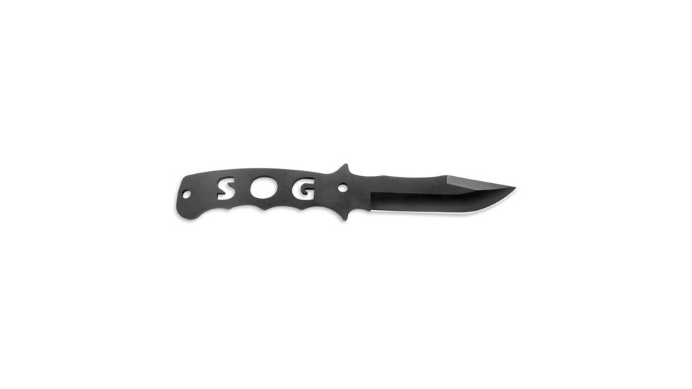 SOG Specialty Knives &amp; Tools F04TN-CP Throwing Knife with Straight Edge 4.375-Inch Steel Blade and Nylon Sheath, 3-Pack, Black Oxide Finish, Black F04TN-CP