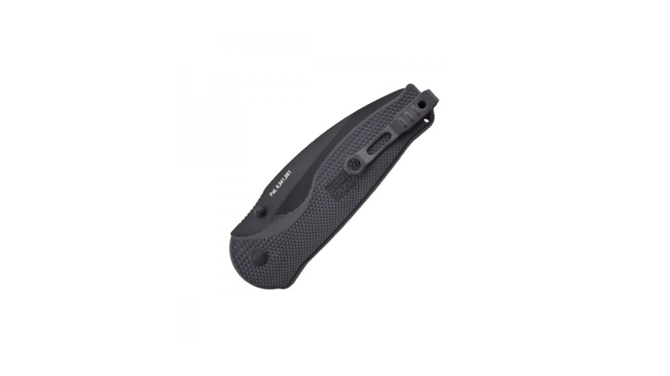 SOG Flash Rescue Knife, Black TiNi - 3.5in Partially Serrated Blade TFSA6