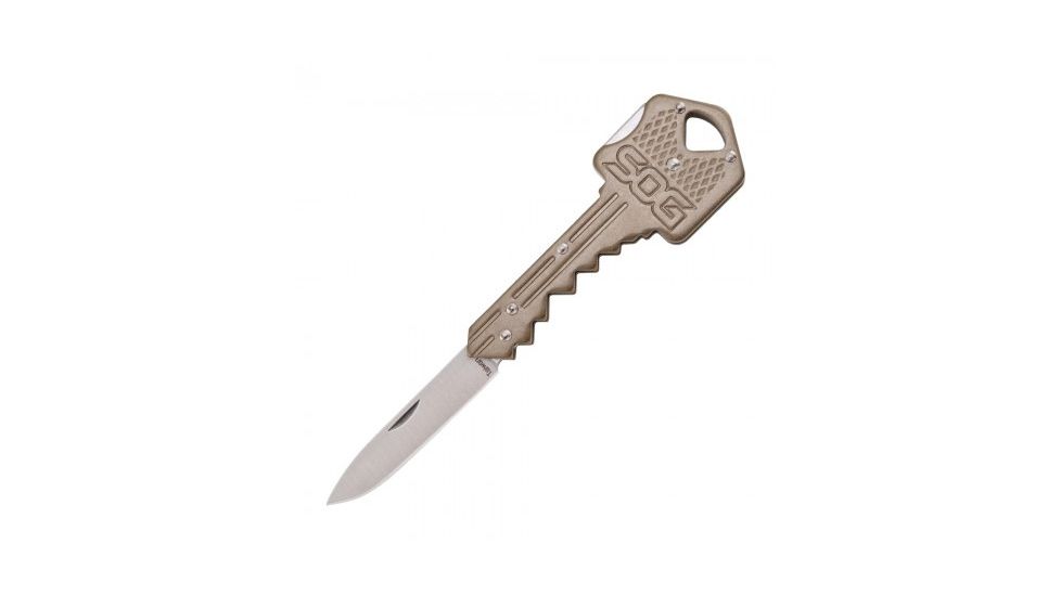SOG Key Knife, Brass KEY102