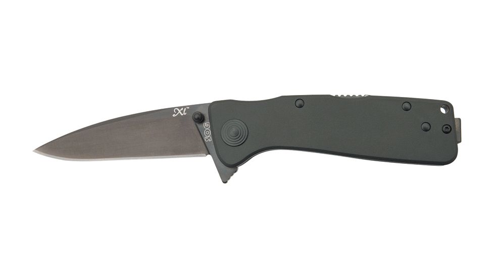 SOG Knives Twitch XL Black TiNi coat Folding Knife SOG00505