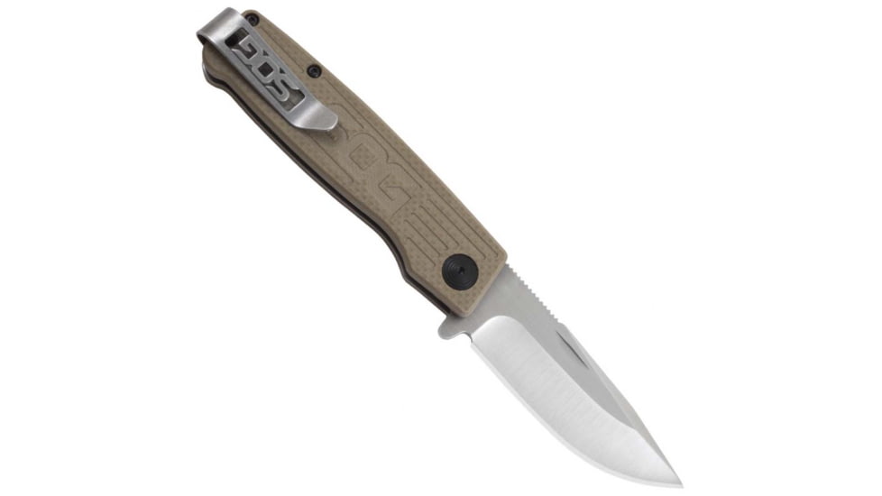 SOG Specialty Knives &amp; Tools Terminus Folding Knife, Satin, TM1001-BX