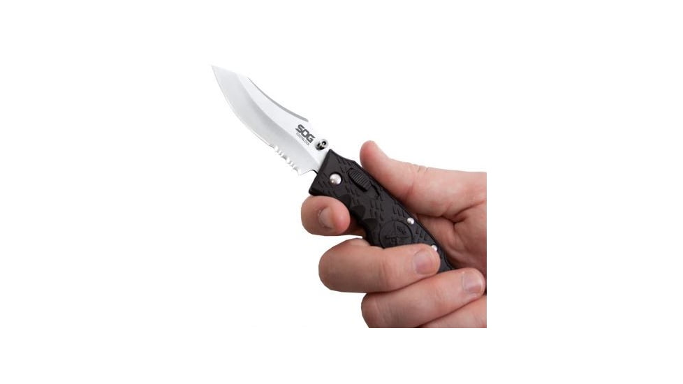 SOG Specialty Knives &amp; Tools Toothlock Folding Knife, 3.1in, TK-02