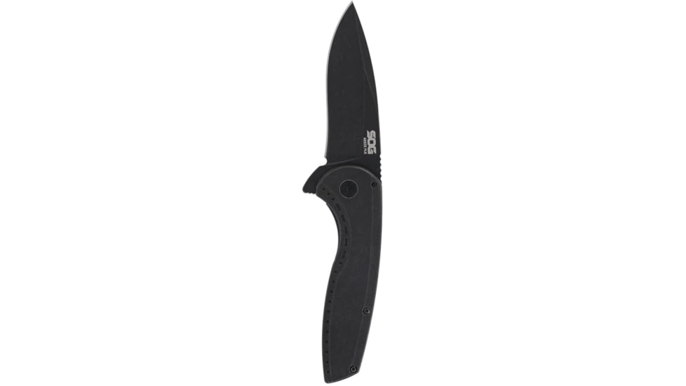 SOG Specialty Knives &amp; Tools Aegis Flk 2.0 Black - Drop Point - SOG-14-41-05-43