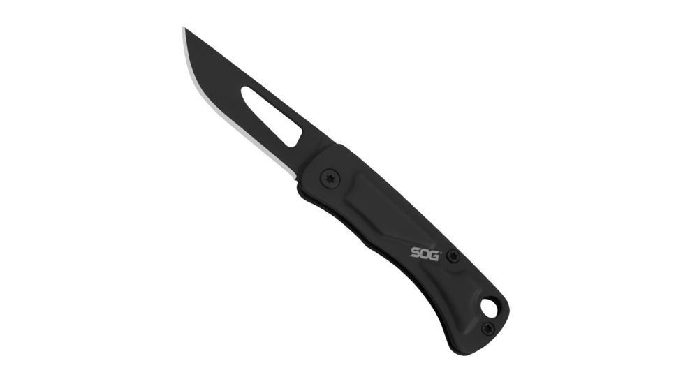 SOG Specialty Knives &amp; Tools Centi I Folding Knife, Black, CE1002-CP